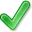 green checkmark